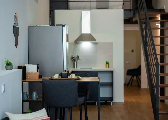 アパート Pv Loft - Modernos Y Comodos Estudios Duplex Cerca A Russafa バレンシア